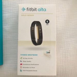 Small Fit Bit Alta Gold